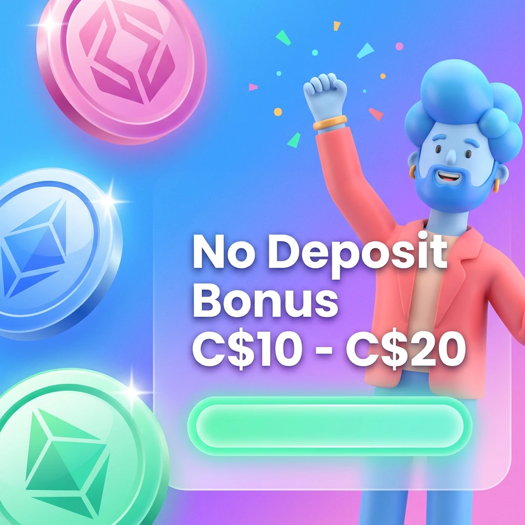 No Deposit Bonus C$10 - C$20